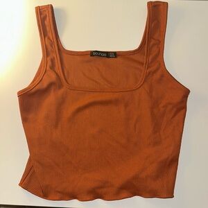 Boohoo crop top tank top
